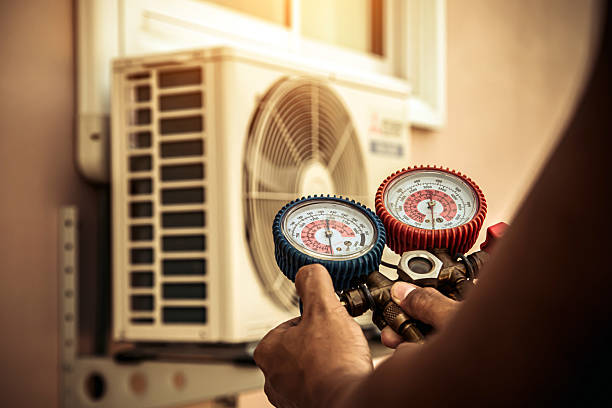 Professional Furnace Repair technician working in Burnet, TX